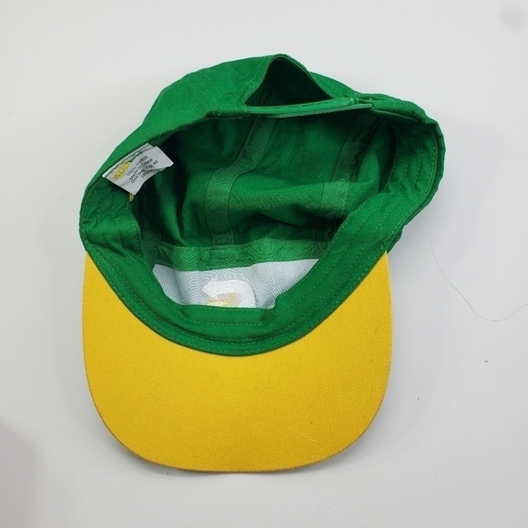 Subway Work Employee Staff Snap Back Hat  Green Yellow - Picture 3 of 9